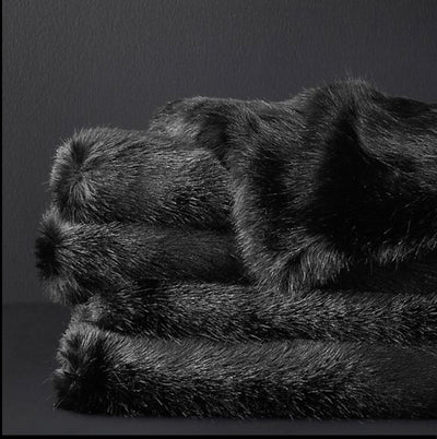Mink Fur Throw Blanket